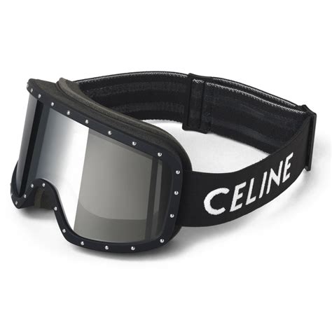 celine mask|celine mirrored lenses ski mask.